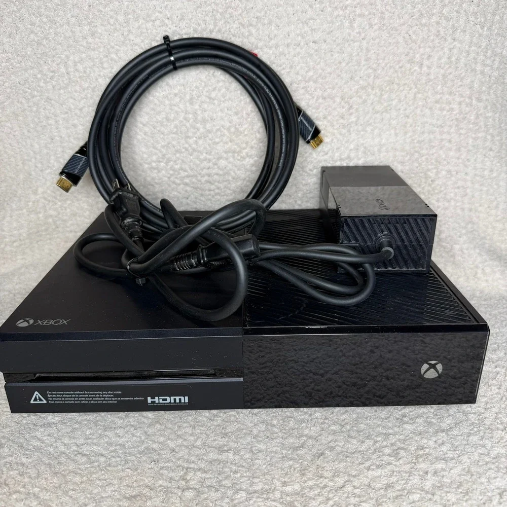 Microsoft Xbox One 500GB Black Console Model 1540 Bundle with 9 Games & Cables
